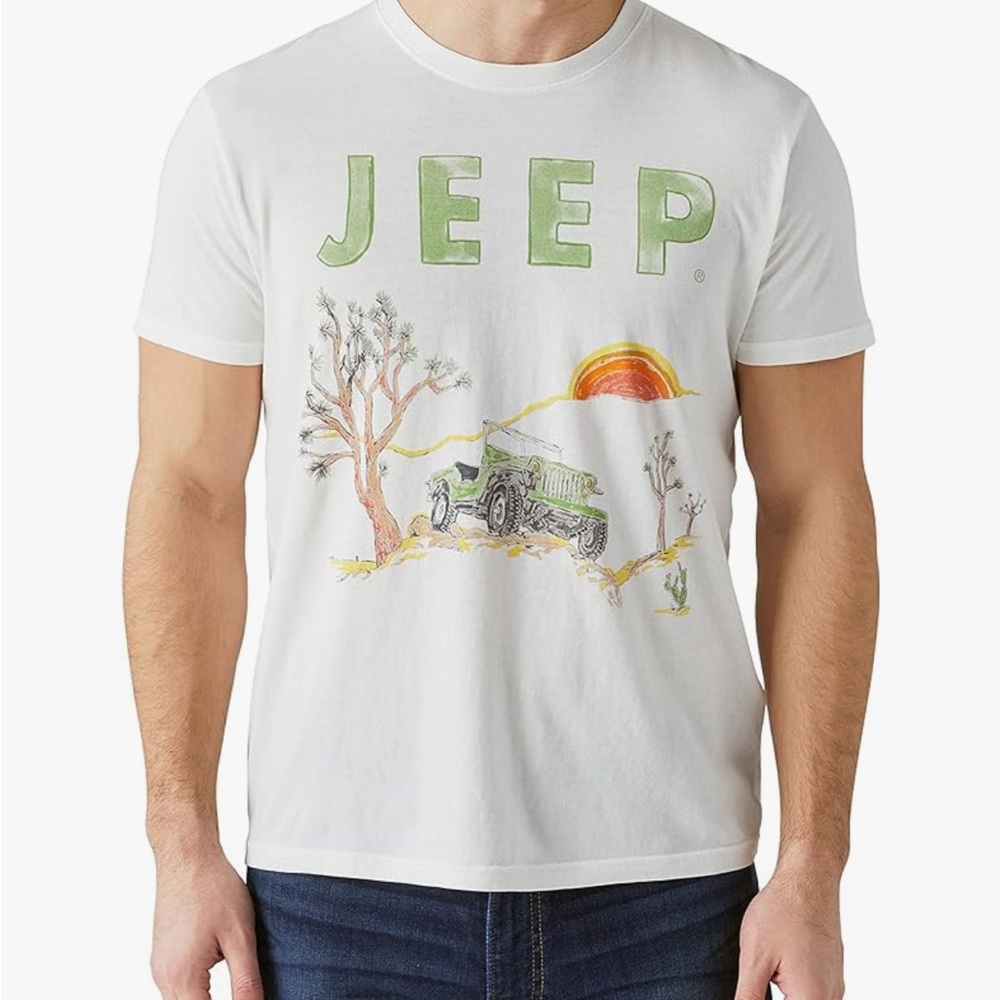 Lucky Brand Jeep Art T-Shirt